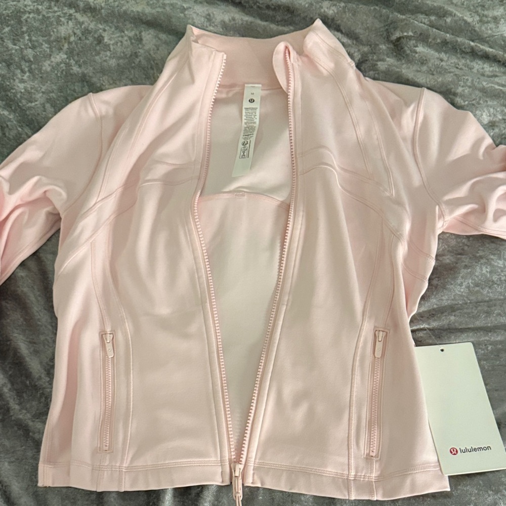 Lululemon Strawberry Milkshake Define Cropped Jacket